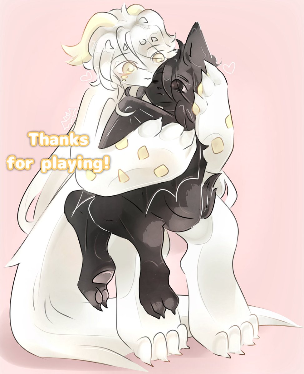 netopereksh's tweet photo. Reached 15 likes on Instagram! 💖
Thanks for playing! 🤍💛🖤

#furry #furryfeet #furryart #art #animal #dragon #otter #fluffy #oc #lilly #digital #colour #tail #claws #bat #wings #netoperek #fangs #ears #vanpire #netoperekxlilly #hug #kawaii #cute #game https://t.co/1cwFdSWctm