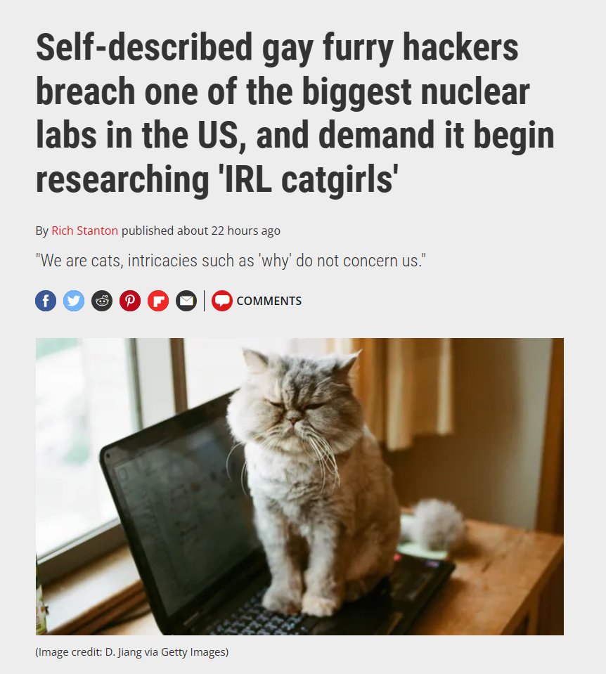 Self-described gay furry hackers breach one of the biggest nuclear