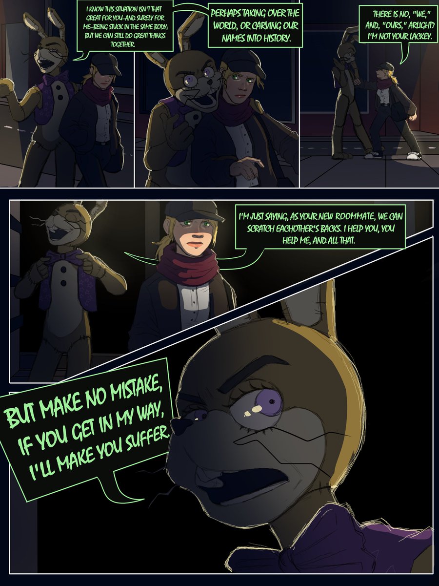 FNAF: Into Madness AU Comic (Official Fan Comic) (@intomadnessfnaf