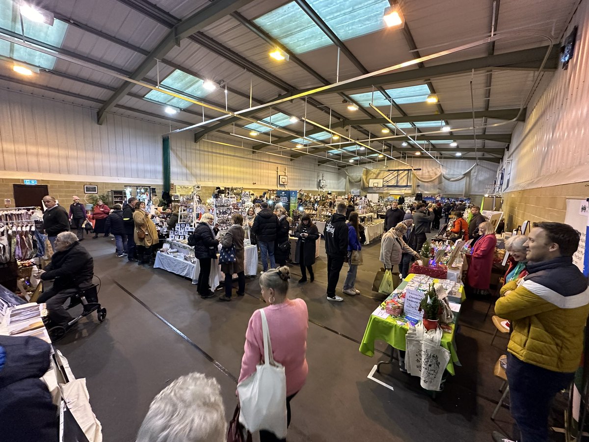 KingsTaunton's tweet photo. The annual #Christmas market and #artisan craft fair at King's College Prep School, The Rural Living Show, has once again been an enormous success, packed with gorgeous products and produce for sale.
#RLS23 #supportsmall #supportlocal https://t.co/vjxl5oobJK