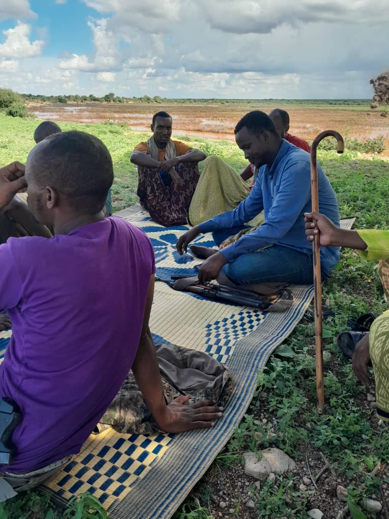 MoDSomaliya's tweet photo. The second phase of our offensive against the Khawaarij in Bakool and Hiraan regions is progressing. The stretch from Qurac-Jome to Eel-Adde, spanning 70 km, has been successfully cleared of terrorism. Our operations are now actively ongoing in Qurac-Jome and surrounding areas. https://t.co/ypJn26ufjR