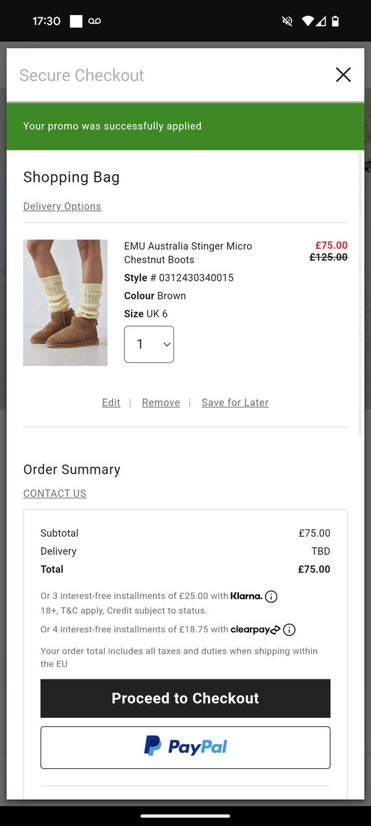 HMPhotography29's tweet photo. @UOHelpMeEurope just wondering why you are advertising 20% off products with the code extra20 when it doesn't actually work on some items. You are falsely advertising (please see pics) and as you can see, when the code was applied they still remained at £75. https://t.co/P1O74VT06a
