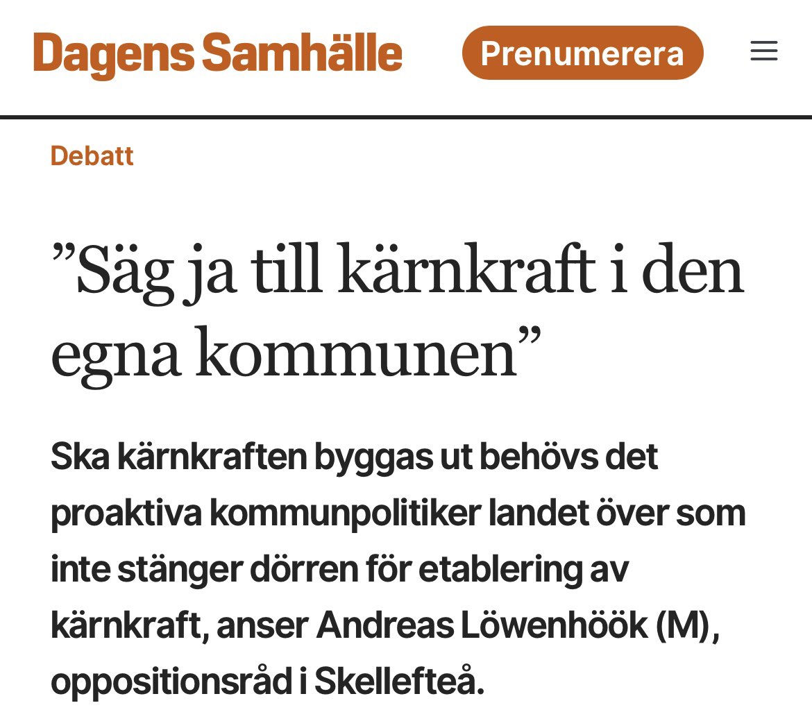 ALowenhook's tweet photo. @jacob_lundberg @john_abg Till sakfrågan finns verkar det ju även komma en del klokskap från Skellefteå… 🙂 https://t.co/WpXHfErtDb