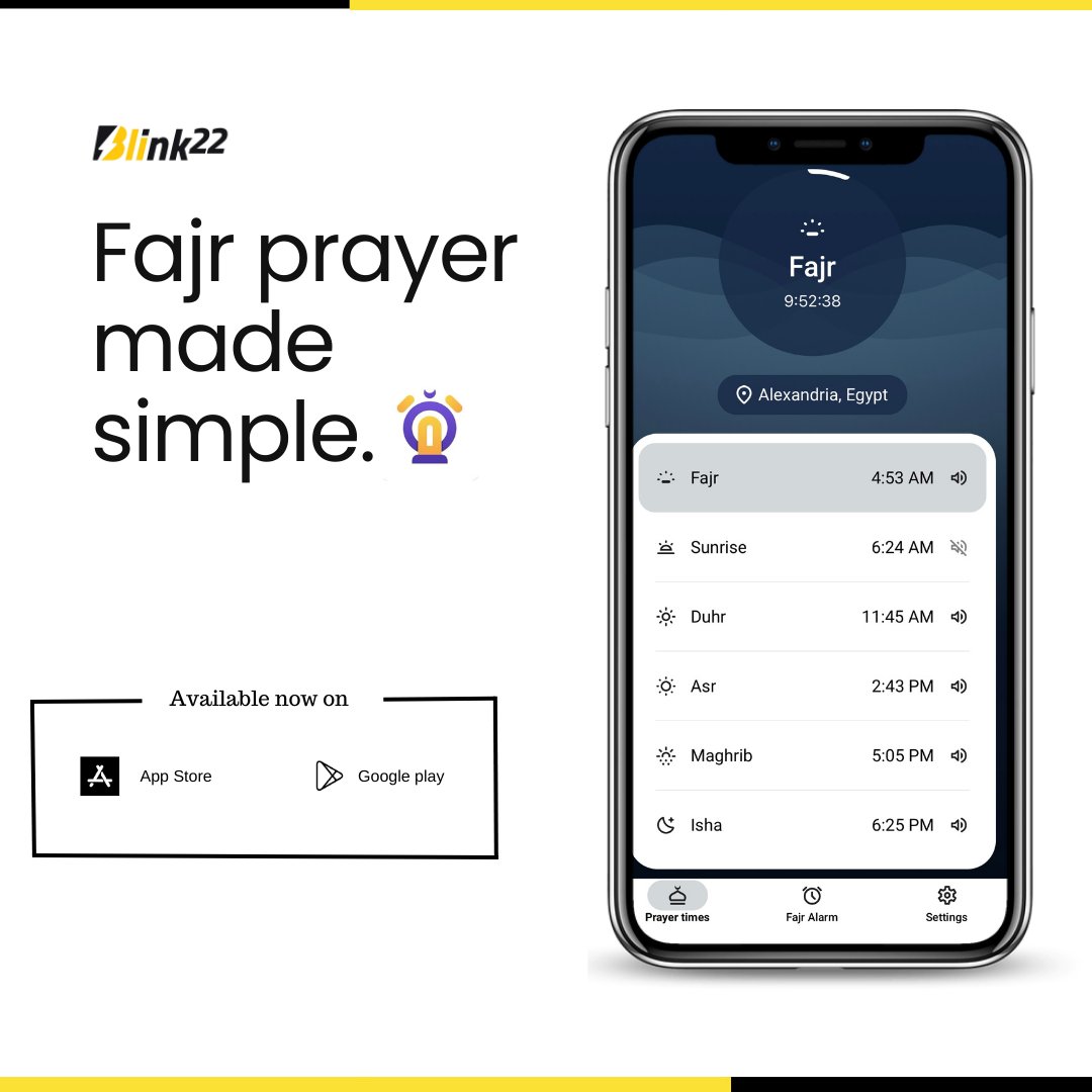 blink22_co's tweet photo. Fajr app, trusted by over 100k believers world-wide, curated to strengthen your faith as a Muslim.

NOW on iOS. 
https://t.co/6IiYh0BkwV https://t.co/t0SOT5b47f