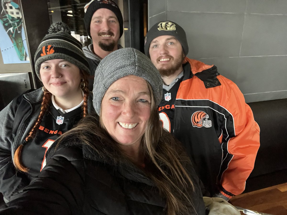 Bengals, family edition…me and my sons. Let’s go Bengals! #RuleTheJungle