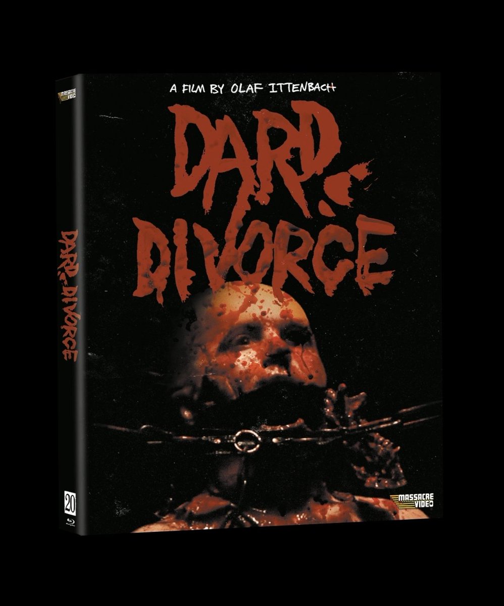 MassacreVideo's tweet photo. WE'VE GOT ANOTHER NEW ONE FOR YA! 🚨

Legendary splatter director @olafittenbach's DARD DIVORCE. 

Dard Divorce is the chilling tale of a young divorcee caught in battles both for her children and her life. When Nathalie’s daughter and son go missing, she must contend with violent corrupt forces to find them, entangling her with Mafioso, hit men, and other savage criminal elements—only to become brutally tortured herself.

Slipcase is limited to 2000 units! 

Available for pre-order, now 💀

https://t.co/v4CtvY4j3R

#Horror #Splatter  #HorrorMovies #BluRay #MassacreVideo