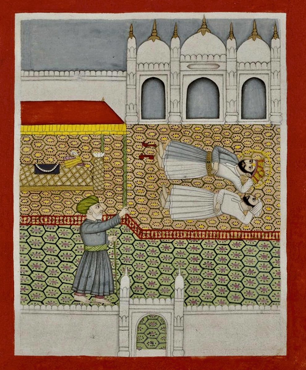 advsanjoy's tweet photo. Guru Nanak slept with feet pointed towards Kaaba.  

Qazi Rukunudin kicked Nanak: “Who is the infidel who sleeps while keeping his feet towards the house of God?”

Guru:, “I am an old man and tired. I do not know on which side Allah lives. Kindly turn where Allah does not dwell.” https://t.co/dwFixxxfxK