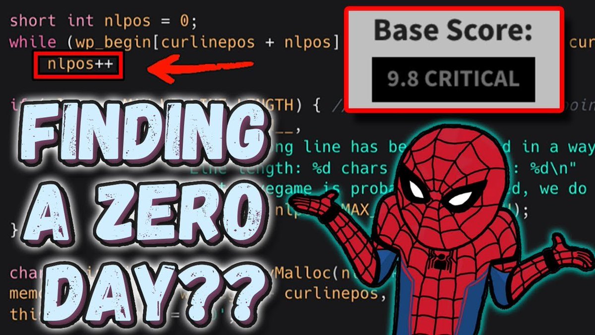 🚨Bug Spotting in Video Games
☑️CVE Analysis, Patch Analysis &amp; Code Review
✅CVE-2020-14938 = Heap-based Buffer Overflow
☑️CVE-2020-14939 = Arbitrary Code Execution
⭐️Were the patches sufficient? Let's find out!
🔗youtu.be/vHocemqpOuo