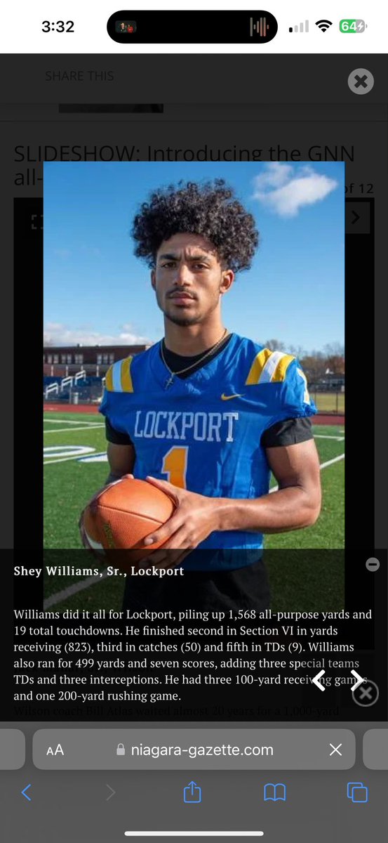 williams_shey's tweet photo. Player of year 
Offensive player of year 
1st team offense 
1500 + all purpose yards in ssz
19 td senior ssz
36 tot td
2400 + tot purpose yards in 2 ssz
🙏🏾
@LKPTFootball https://t.co/JEa4z9Lt3G