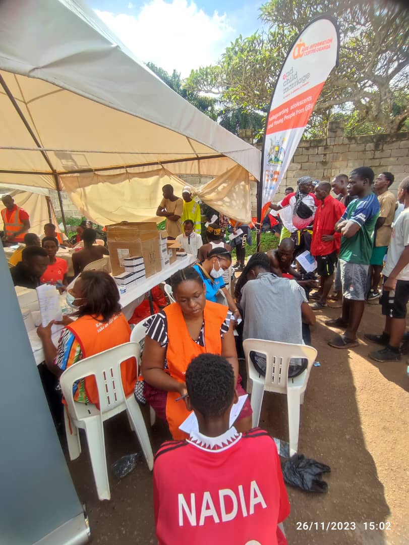 aic_ug's tweet photo. AIC Kampala team has today offered integrated #HIVTestingServices during medical assessments at Uganda Boxing Federation (UBF) offices in preparation for the #Novicetournament starting tomorrow.@BoxingUganda 

#16DaysOfActivismAgainstGBV https://t.co/qozzivrlhW