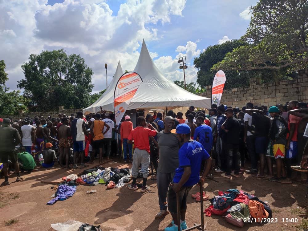 aic_ug's tweet photo. AIC Kampala team has today offered integrated #HIVTestingServices during medical assessments at Uganda Boxing Federation (UBF) offices in preparation for the #Novicetournament starting tomorrow.@BoxingUganda 

#16DaysOfActivismAgainstGBV https://t.co/qozzivrlhW