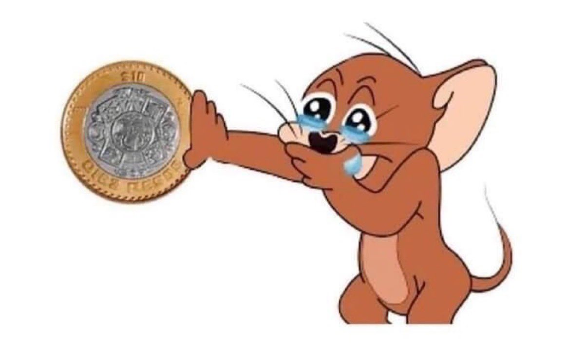 Cuando tengo que pagar con la moneda brillosa que estaba guardando.