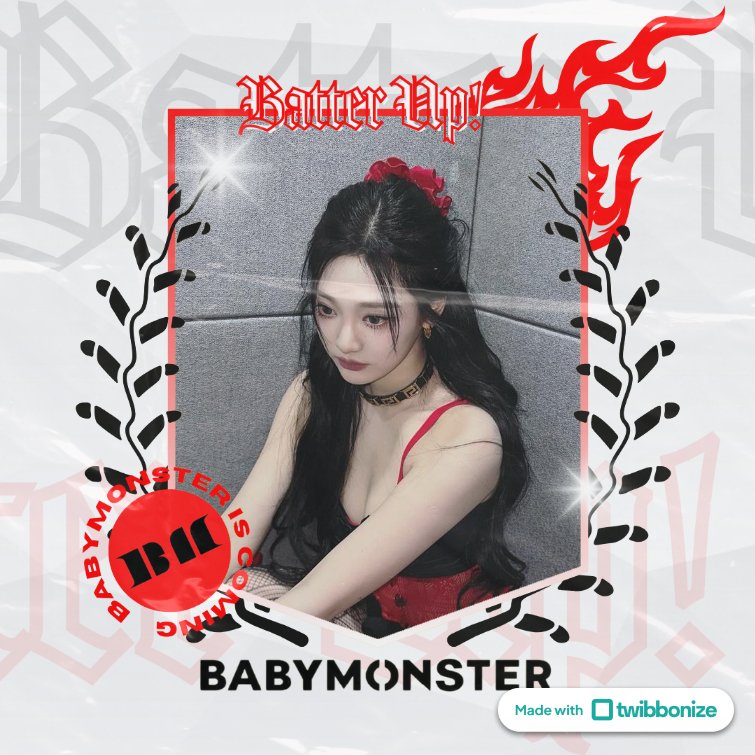 ninghzhuo's tweet photo. @WORLDOFBAEMON Cheers to BABYMONSTER's debut and "BATTER UP" release! Hoping your musical journey scores big and resonates with fans worldwide! 

BATTER UP OUT NOW
#BABYMONSTER_DEBUT_DAY
@YGBABYMONSTER_
#BABYMONSTER #베이비몬스터 https://t.co/lzVxTkNt6O