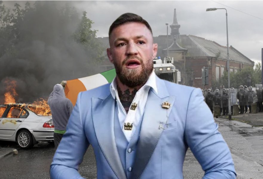 🚨BREAKING NEWS: Irish authorities opening an investigation today into Conor McGregor for ‘online hate speech' after he expressed anger at children being stabbed by a Muslim immigrant PROVES HE IS RIGHT ABOUT WEAK PATHETIC MEN RUNNING THE GOVERNMENT! Do you stand with Conor?