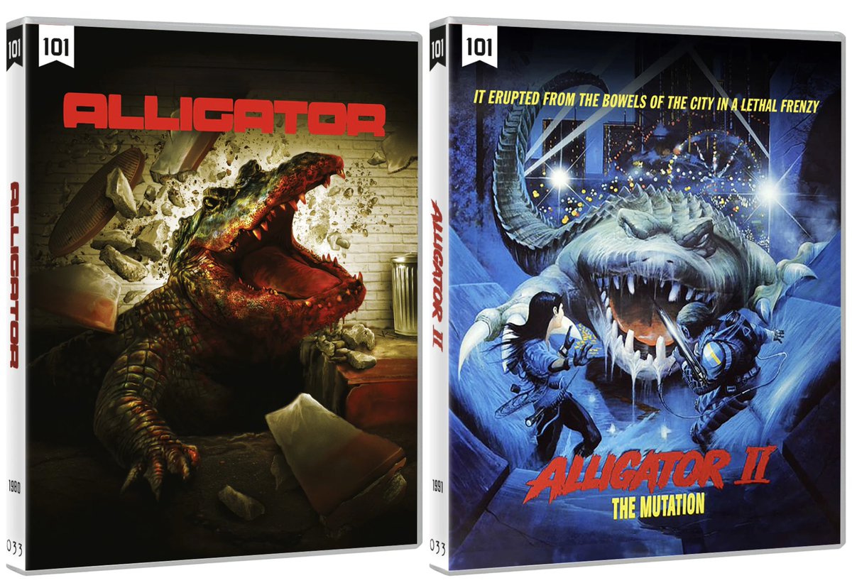 stephenwilson04's tweet image. 10/10 to @101FilmsUK for including the original artwork on the reverse of Alligator II....and 0/10 for not using one of the original posters on the reverse of Alligator #alligator #alligator2themutation #101films