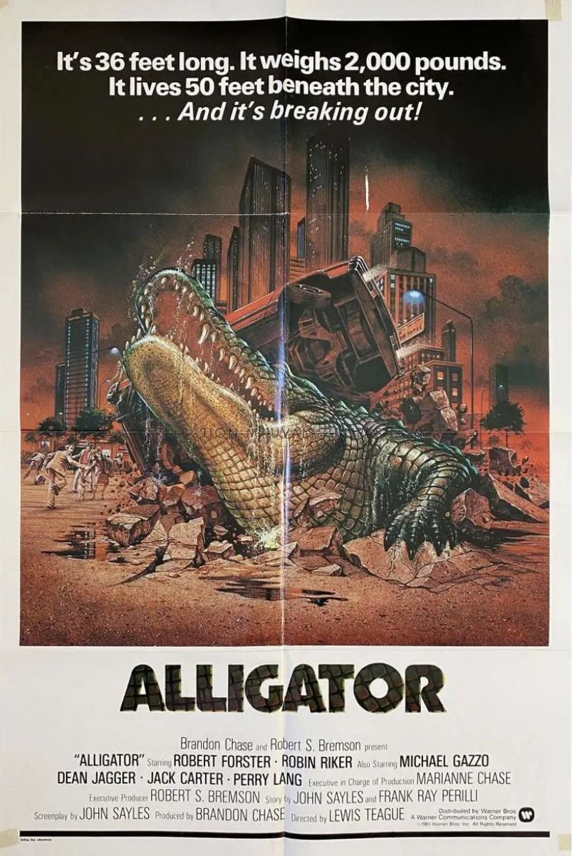 stephenwilson04's tweet image. 10/10 to @101FilmsUK for including the original artwork on the reverse of Alligator II....and 0/10 for not using one of the original posters on the reverse of Alligator #alligator #alligator2themutation #101films