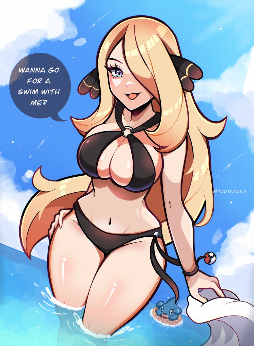 Cynthia in a bikini 😳