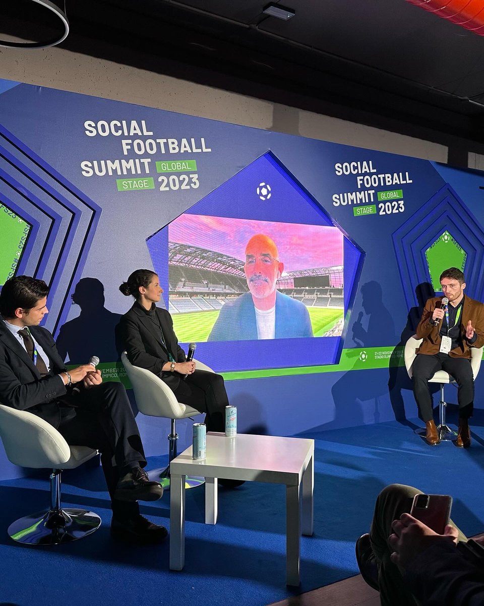 ProchDaniele's tweet photo. Savored every single moment at Rome’s @SF_Summit

🤝 Shout-out to Nicolò Zini, Cory Bildstein and Larry Freedman for adding incredible value to our conversation about @MLS  

🏟️ A great opportunity to connect with key figures in the football industry and catch up with old friends https://t.co/N02OASj1eU