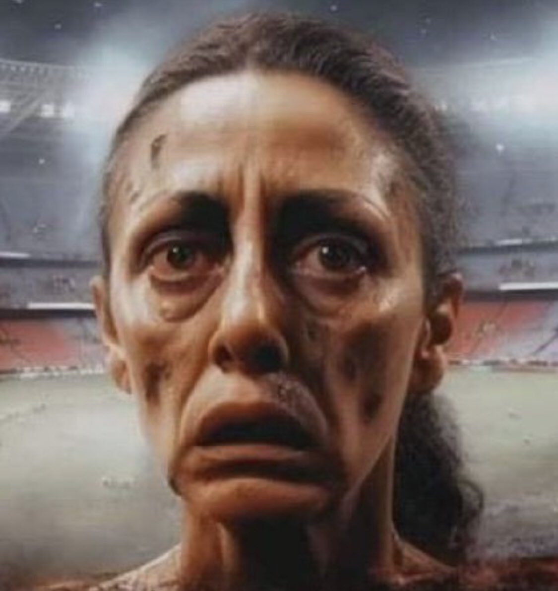 LetyMaldo's tweet photo. Pobre mujer, 
Amlo la despojó hasta de sí misma,
todo por mantener el poder, 
¿vale la pena, Claudia?
 #ClaudiaNoLevanta https://t.co/eWjttmjAsI