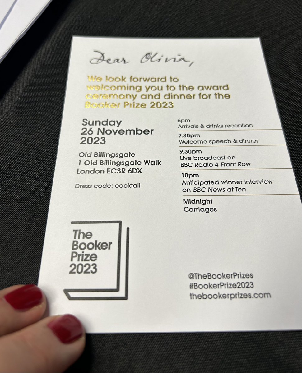 LivSki's tweet photo. Very excited to be producing Front Row from the #BookerPrize ceremony this evening. Find out who has won at 9.30 on @BBCFrontRow on @BBCRadio4 https://t.co/dsr6eLpSTi