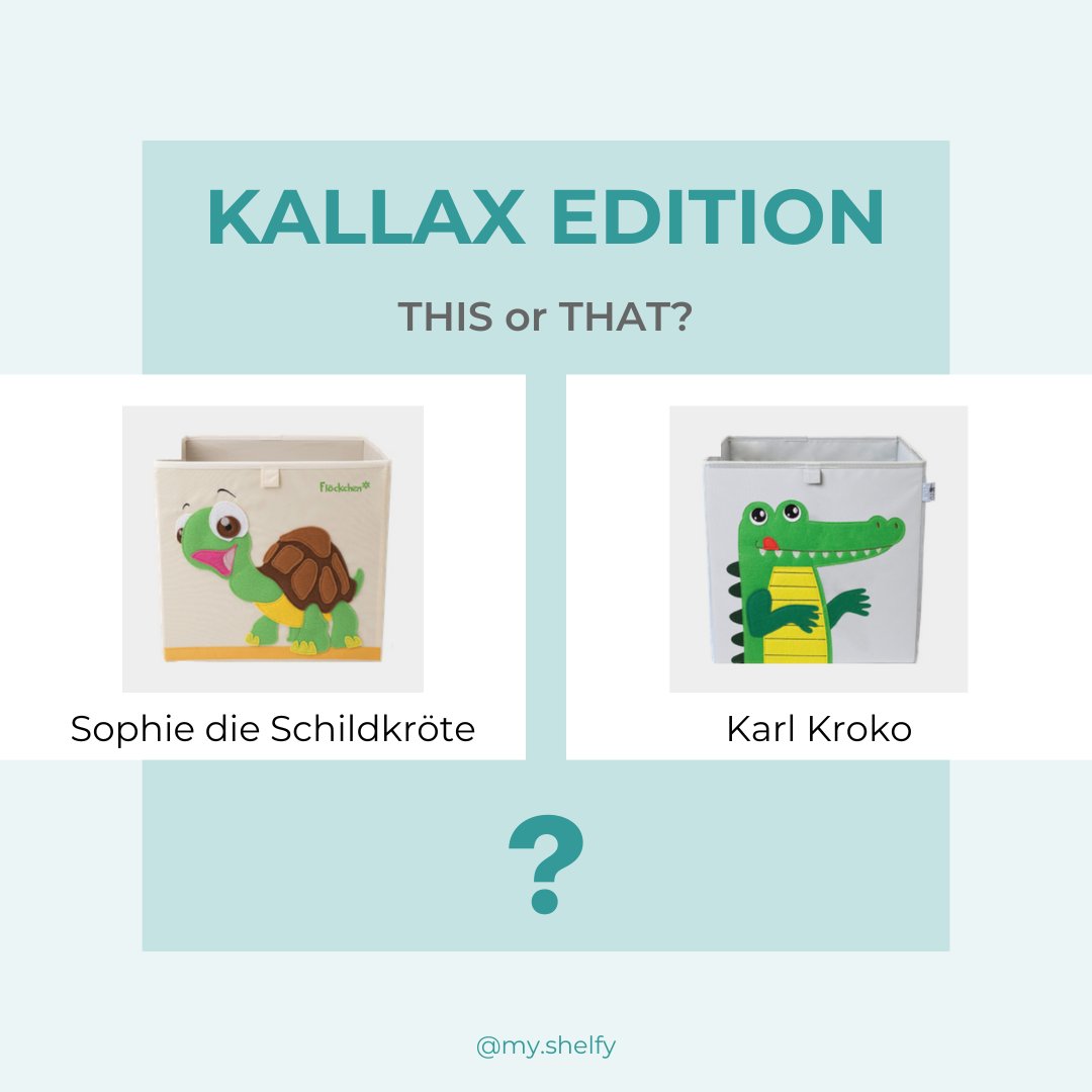 myshelfy's tweet photo. Sophie die Schildkröte 🐢 vs. Karl Kroko 🐊

Beide Boxen sind einfach zu niedlich. 🥰

Aber es kann nur einen Sieger geben! Also, welche Box würde deine Wahl sein? 👀

Entdecke die entzückenden Boxen! Den Link findest hier: 
https://t.co/iDbYJqjjgJ https://t.co/ND7K2j8Wbf