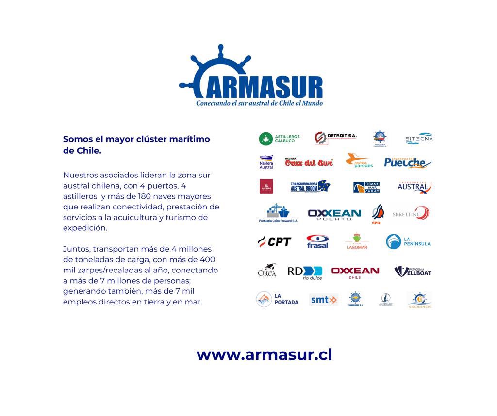 Somos el mayor clúster marítimo de Chile. Las cifras lo dicen con claridad. A cuidar lo que tenemos y seguir dando sostenibilidad a la zona sur austral y al resto del país desde el mar.  <a href="/MultigremialN/">Multigremial Nacional de Emprendedores</a> <a href="/pactoloslagos/">Pacto Los Lagos</a> <a href="/mundomaritimo/">MundoMaritimo</a> <a href="/PortalPortuario/">PortalPortuario</a> <a href="/EmpresaOceanoTV/">Empresa Océano</a>