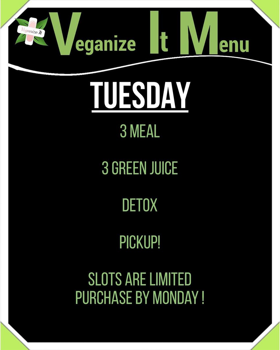 AGeminiSmile's tweet photo. 🌱CHECKOUT THIS WEEK’S MENU
Follow My IG For Updates: 👉🏽VeganizeIt_ByLe 🔥 Link In Bio To Order 💚 ✨Love You Guys ✨💚
-
-
#cltchef #queencityeats #charlottevegan #veganclt #charlottemealprep #cltevents #cltfood #cltmealprep #cltblackowned #cltfoodies #cltvegan #plantbasedfood https://t.co/Jz447Wld6s