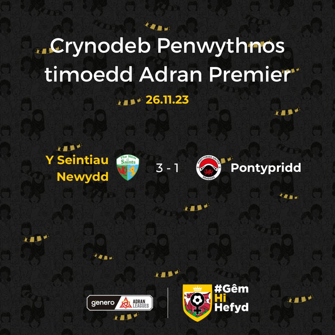 With just one game played in each league this weekend due to cup competitions, @tnsfcwomen climbed back into the top half of the table with a 3-1 victory at home against @PontyUnitedW.

#GêmHiHefyd | #GeneroAdranLeagues | #JDCymruLeagues