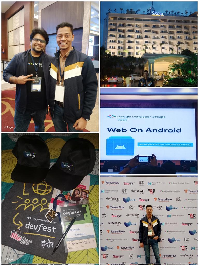 🌟 Tech vibes on point at devfest <a href="/GDG_Indore/">GDG INDORE</a> in Indore ! Explored the future "Beyond the Browser," Met incredible minds, connected passionately, and fueled the fire for continuous learning. 🚀 Ready to innovate, network, and grow in this dynamic tech world! 🔥💼 
#DevFest2023