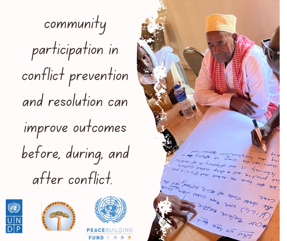 BaldehF's tweet image. With the support Felix Sambou, former TRRC Reconciliation staff, we have been engaging our #CMCs on peace building &amp;amp; social cohesion. 

For sustainable peace &amp;amp; social cohesion, community members must be involved from the designing to the implementation process. @UNPeacebuilding