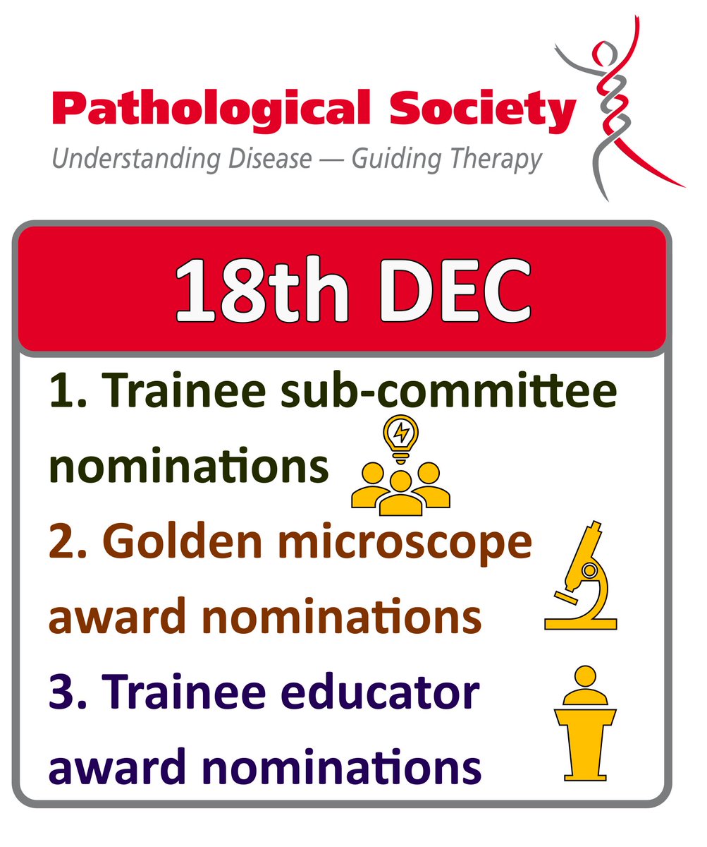 We have a lot of exciting events/deadlines/schemes on the horizon. Please get December 18th in your diaries now!📅 There are three important deadlines on this date. Further details for each will follow in the next few days! Watch this space! 👀🔬