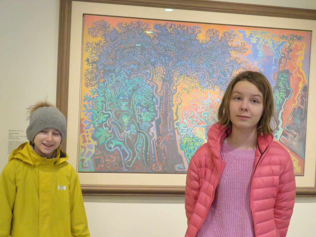 We had fun at the art gallery today! <a href="/DunhurstWings/">Dunhurst Boarding</a> visited the latest #JohnCraxton exhibition - it's fab!  #PallantHouseGallery