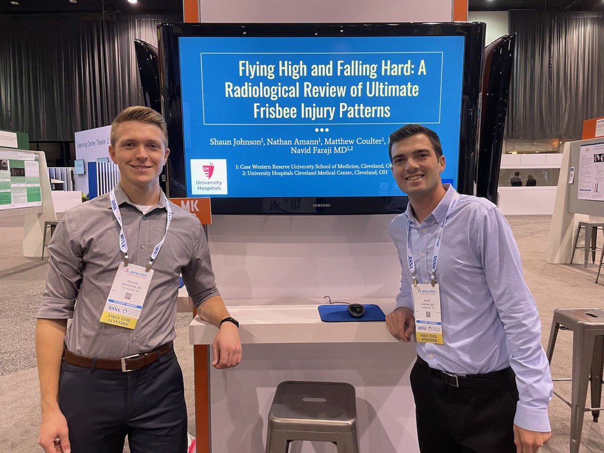 Great to see trainees showing off their work at #RSNA23 <a href="/AmannNate/">Nate Amann</a>