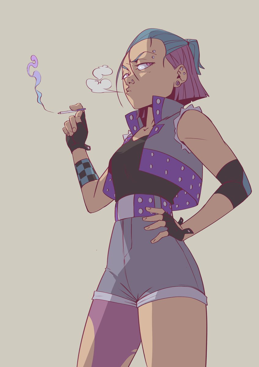Drawing moody girls again.