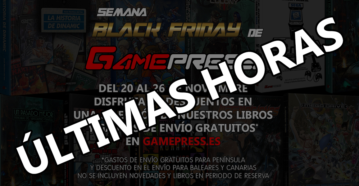 GamePressEd's tweet image. ¡ÚLTIMAS HORAS de nuestro Black Friday! Aprovecha y llévate tus libros al mejor precio. 
Algunos SE HAN AGOTADO durante estos días, ¡no te quedes sin el tuyo!
🛒Todas las ofertas, aquí: bit.ly/gpblackfriday23