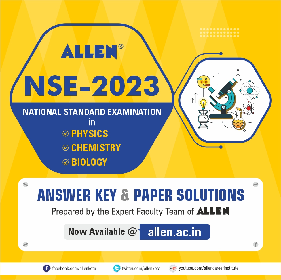 ALLENkota's tweet photo. 👍 ALLEN Career Institute wishes ALL THE BEST to all the aspirants of the NSEP/C/B Exam(2023-24).
✅ Paper Solutions prepared by the expert ALLEN faculties are AVAILABLE NOW!
🌐 Get paper solutions here: https://t.co/kaj122Dreh
#ALLENKota #KotaCoaching #NSEP_C_B #Papersolution https://t.co/MTNOiSOXZP