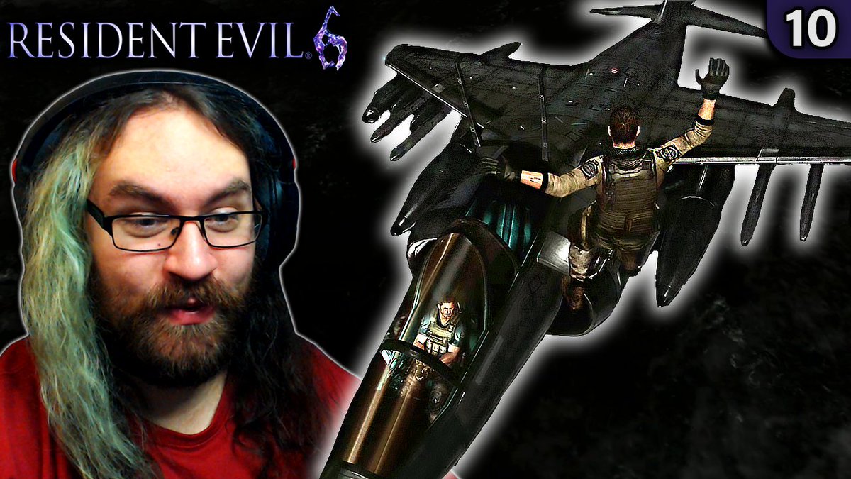 LiquidBlitz's tweet photo. [ #ResidentEvil6 - Ep. 10 ]

🍿🍿🍿
In episode 10 of RE6 Chris &amp; Piers jump in a Harrier and take to the skies in a turret-destroying, giant-slapping, technically-challenged gauntlet and shoot missiles with missiles!

🎥
https://t.co/1YQbTZDmzi https://t.co/gtkaC5M3mC