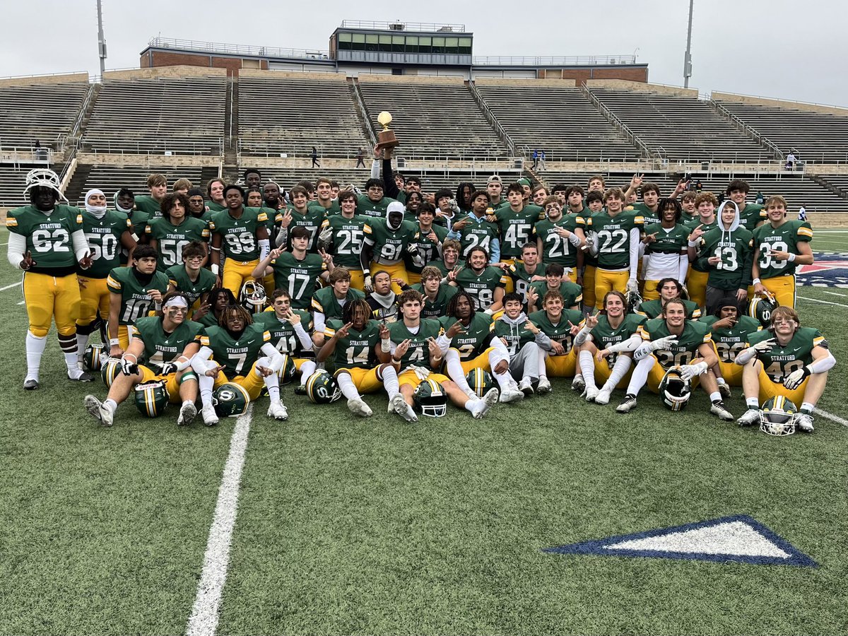 Congrats to the <a href="/StratfordFB1/">Stratford Spartan Football</a> Area Champs and Regional Semifinalists!!!Words cannot express how proud I am of these players and coaches! Thanks to the faculty, admin, support groups, and all of Stratford America for helping make this a season to remember! #SpartanPride