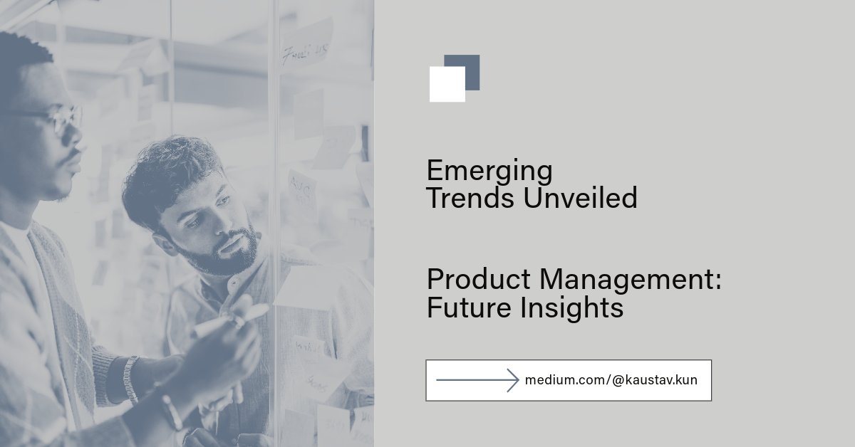 #day4 #productmanagement 
Stay ahead in the world of product management!🚀
Explore the latest trends shaping the industry. ⤵ 
🔗link.medium.com/MlXlRDY02Eb

#ProductTrends #Innovation #generatieveai #100daysofproductmanagement