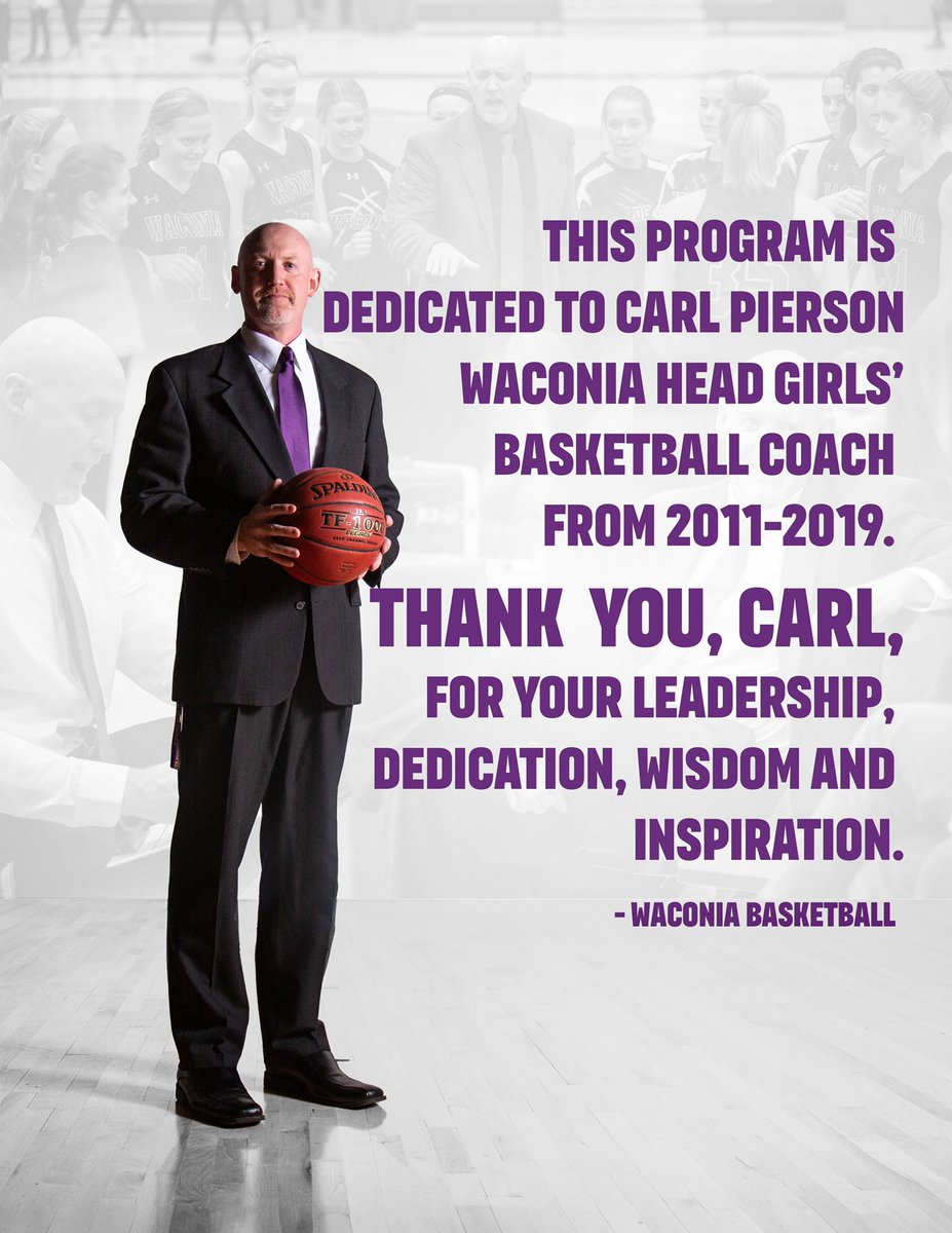 NickleDickleBB's tweet image. Sneak peek! Waconia Basketball Booster Club’s new game day program will include a well-deserved tribute to @CarlJPierson.  Program credit: @MeyerhoffDesign