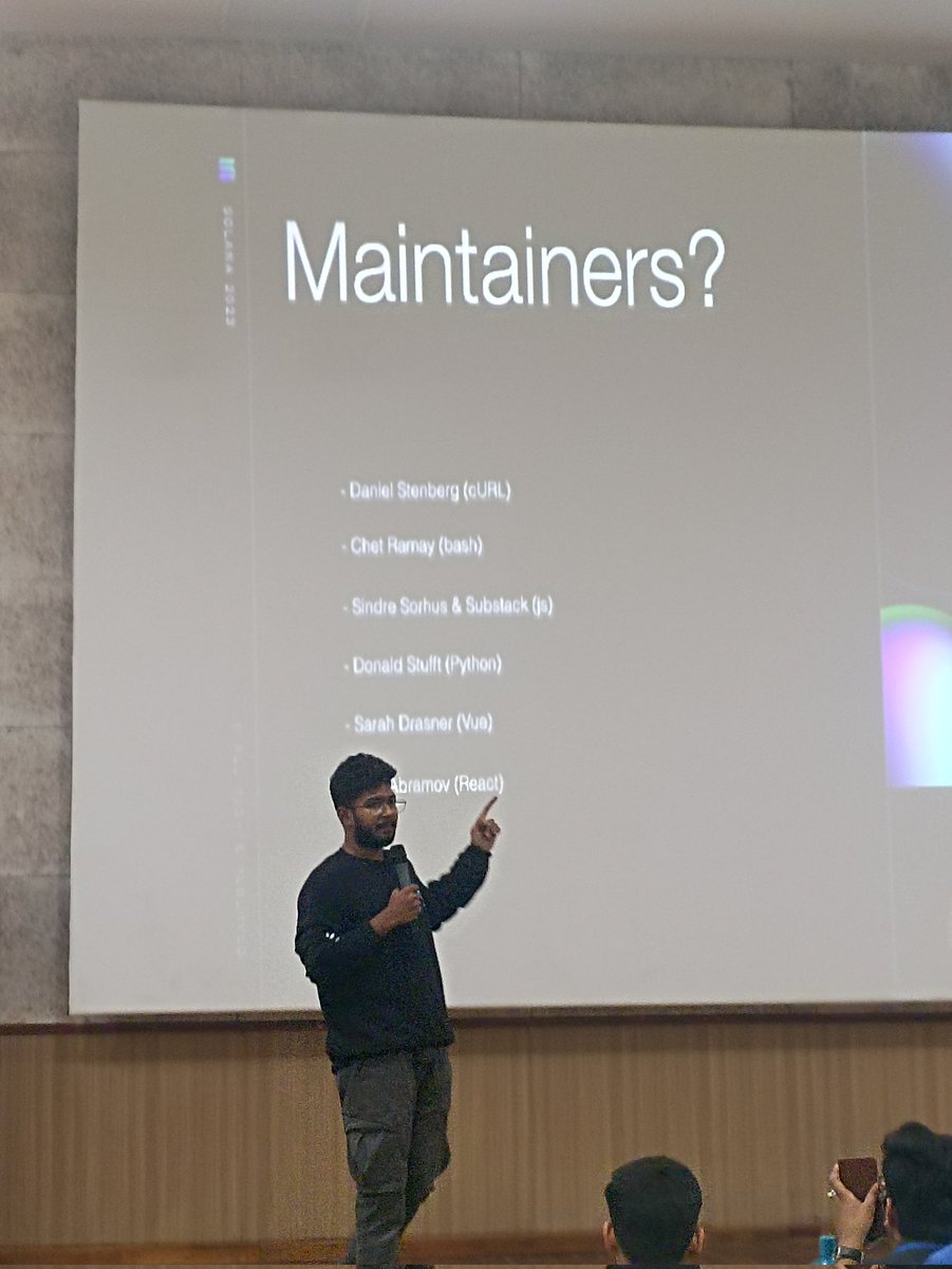 _mayank_ag's tweet photo. @yoayush rocked the stage at #FossConf'23 with an inspiring talk that give us an eager to dive into the world of open source. https://t.co/zC230Jq1en