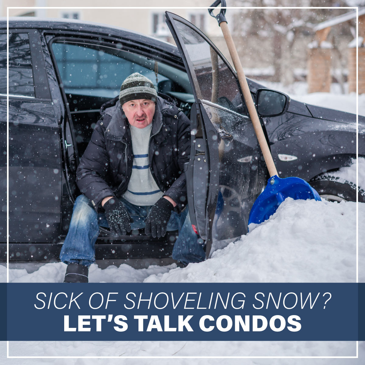 It's already been a long season of raking leaves. Who wants to spend the next season shoveling snow?! If this sounds like you, take the step toward buying a condo where the heavy lifting is done for you. Chat with us today to learn more. #condobuyers #condopurchase #mortgageloan