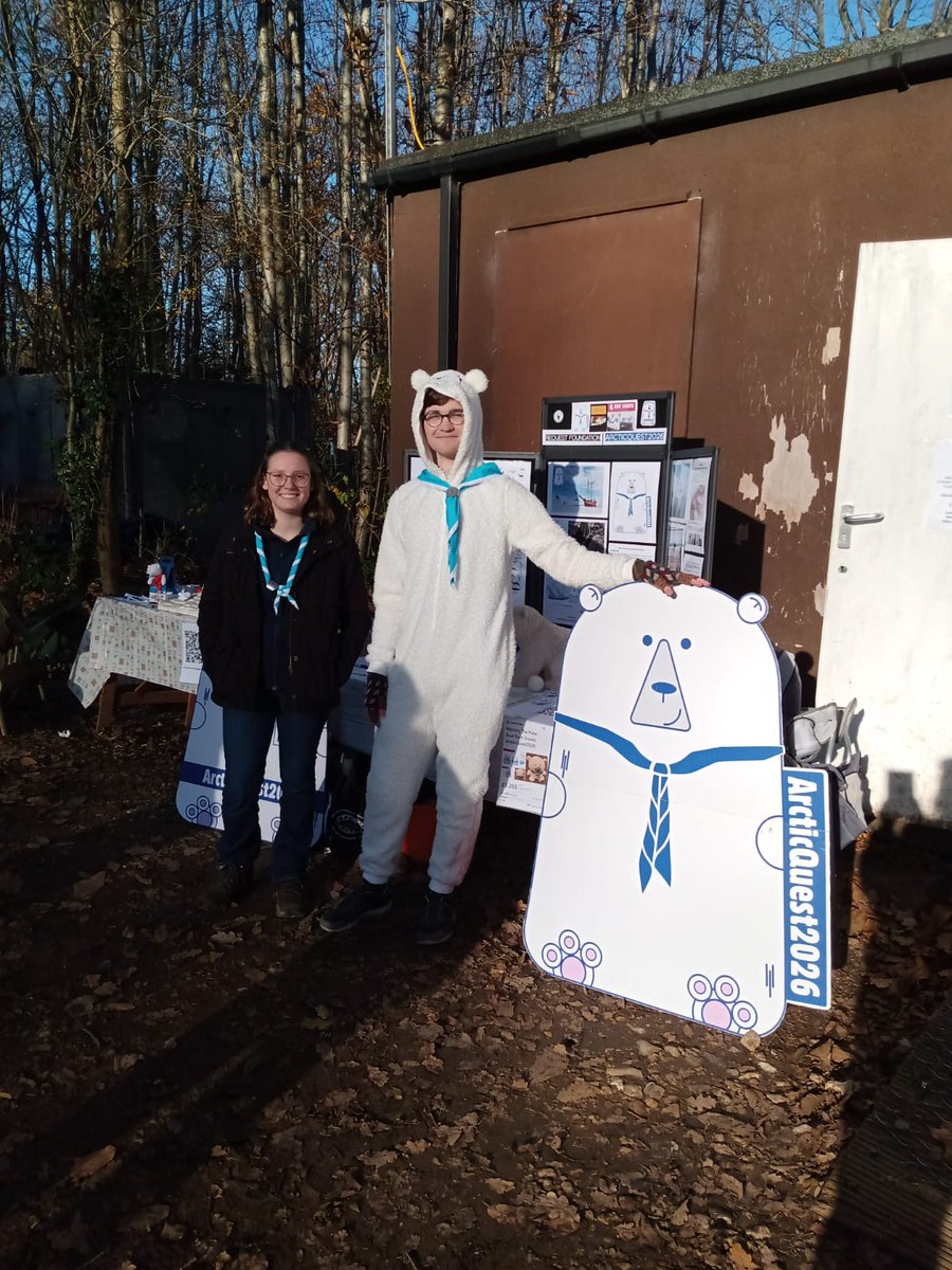 ArcticQuest26's tweet photo. Well done to the team who were at Buckmoore Park, Reindeer event yesterday fundraising and getting the word out for ArcticQuest2026. They raised £292.70 for the group fundraising. https://t.co/h9puYQIOH6