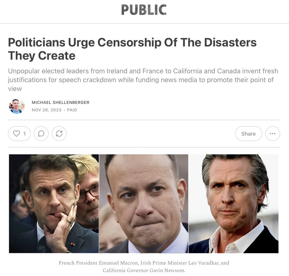 Politicians around the world say governments must censor social media to prevent rioting, but that's a lie. It's not social media that causes people to riot. It's their often-justified anger at the real-world policy disasters the politicians created.