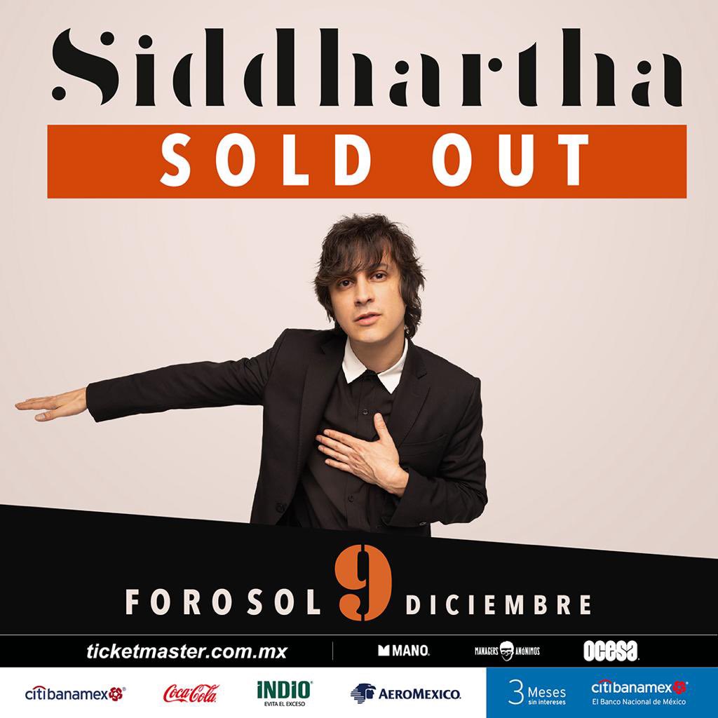IamSiddhartha's tweet photo. Me siento conmovido, emocionado, agradecido y afortunado de recibir tanto cariño de Ustedes!! No puedo creer que no quede un solo boleto para el show del #ForoSol! Les prometemos dejar ahí cuerpo y alma para que el esfuerzo de cada uno de Ustedes para asistir valga la pena https://t.co/7IezPIG0ej