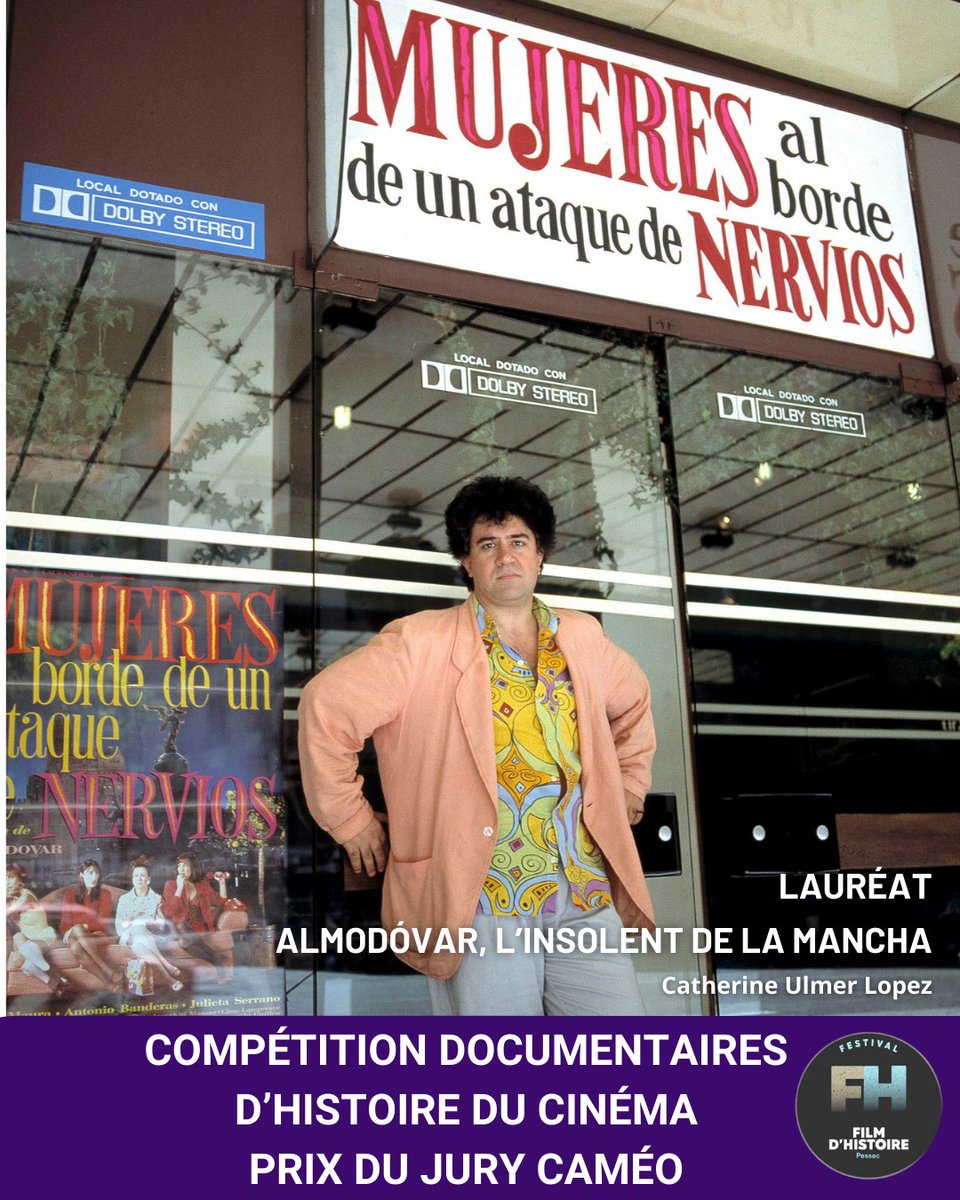 ✨ LAURÉAT COMPÉTITION DOCUMENTAIRES D'HISTOIRE DU CINÉMA ✨

🏆 Prix du jury caméo : 𝐀𝐋𝐌𝐎𝐃𝐎́𝐕𝐀𝐑, 𝐋’𝐈𝐍𝐒𝐎𝐋𝐄𝐍𝐓 𝐃𝐄 𝐋𝐀 𝐌𝐀𝐍𝐂𝐇𝐀 de Catherine Ulmer Lopez (<a href="/13productions13/">13PRODS</a>, Cyrille Perez, Gilles Perez).