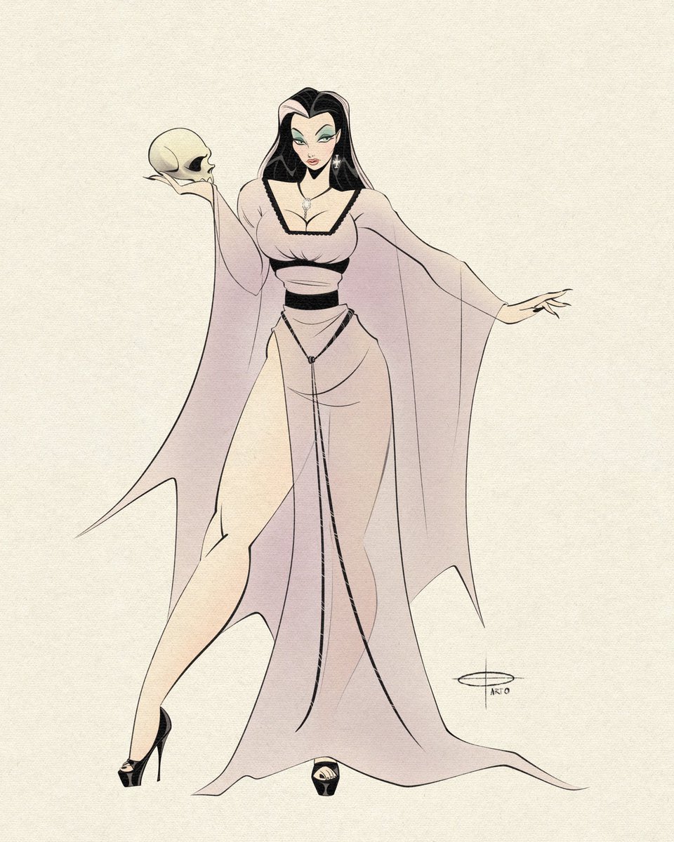 🕷️LILY MUNSTER🕷️
Here is this months Patreon voted content!🖤

#lilymunster #themunsters #goth #gothgirl #pinup #pinupart #drawing #illustration #digitalart