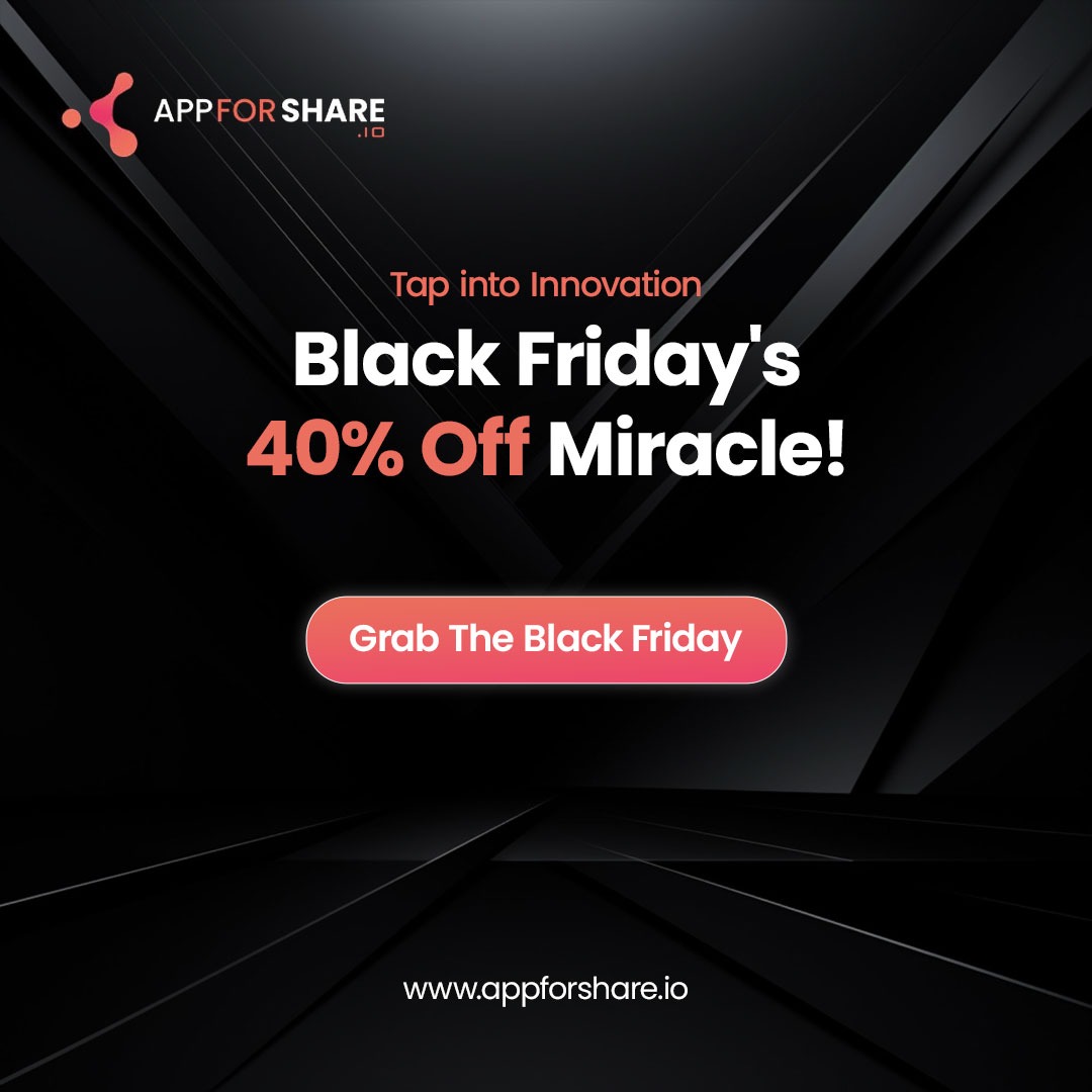 appforshareio's tweet photo. Imagine a world where app distribution is as easy as a tap.
We made it real, and for Black Friday, it's 40% off! Use Promo Code BFCM23 at checkout.
Tap into the future: https://t.co/ExrS6I3uiN

#InnovateWithUs #BlackFridayVision  #appforshare #apptesting #ios #OTAInstallation https://t.co/E3zvSJf4iy