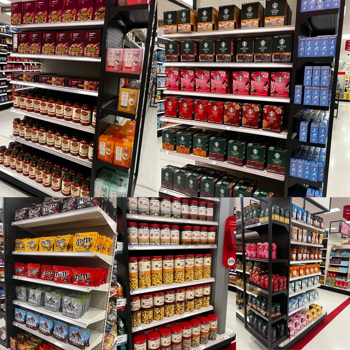 Transitioning out of the Thanksgiving season and starting the week on the right note with some freshly set &amp; crisp end caps. ⭐️✅