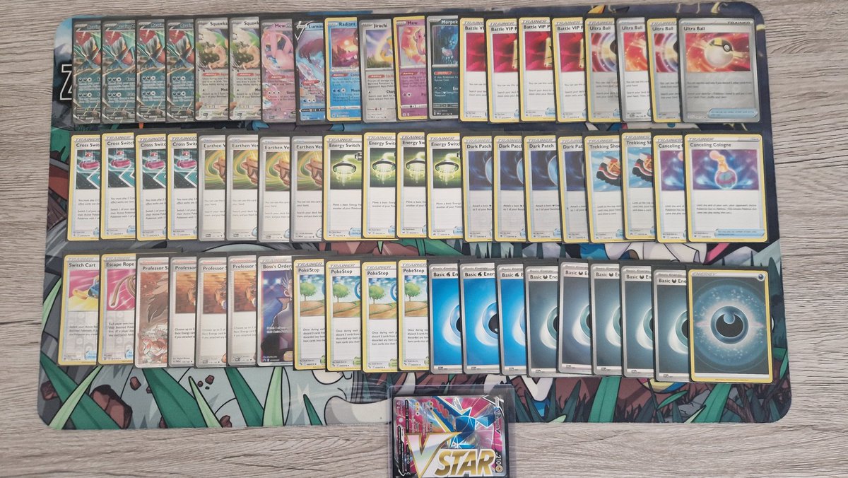 Went to Gdańsk with the same 60 as <a href="/zapdostcg/">ZapdosTCG</a> and <a href="/Legendofflo1/">Florian Devos</a>
Honestly wouldn't change the list
LL Miraidon Couldn't find sada
WW LZ tina
LWL Chien Pao bricked twice
WW Blocklax
WW Urshifu
LL DTE Mew path stronk
LWL Fusion Mew
LWL Roaring Moon
WW Miraidon